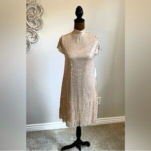 JOYFOLIE NWT Small Mia Joy Michelle Dress In Champagne